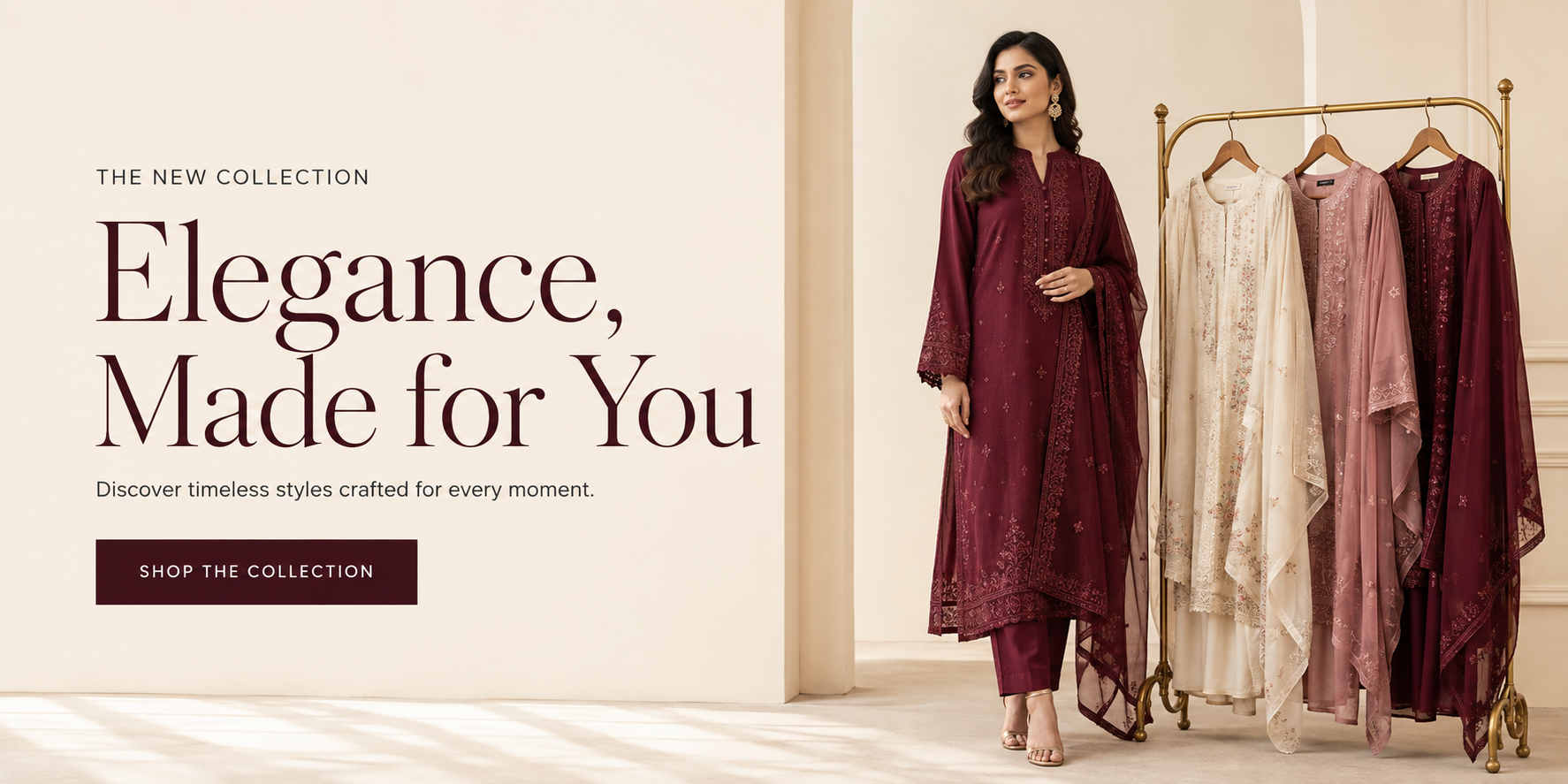 Style Arrow elegant new collection banner